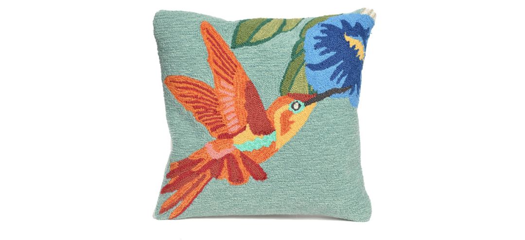 Liora Manne Frontporch Hummingbird Pillow