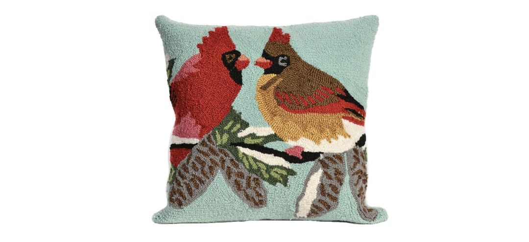 135163350 Liora Manne Frontporch Cardinals Pillow sku 135163350