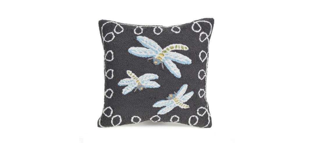 Liora Manne Frontporch Dragonfly Pillow