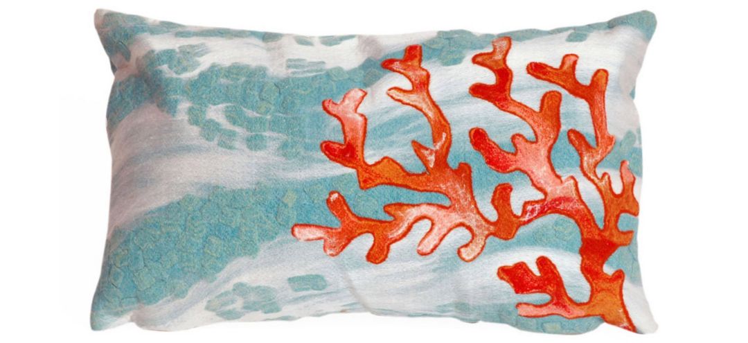 7SC1S415804 Liora Manne Visions III Coral Wave Pillow sku 7SC1S415804