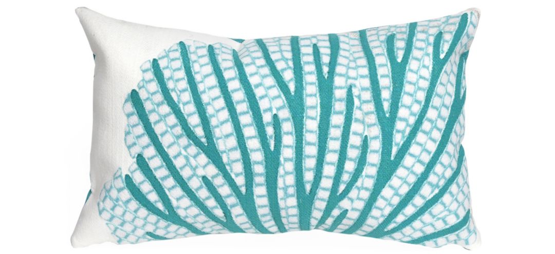 7SC1S418504 Liora Manne Visions III Coral Fan Pillow sku 7SC1S418504
