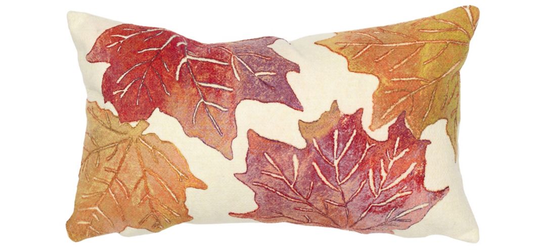 Visions IV Leaf Toss Accent Pillow