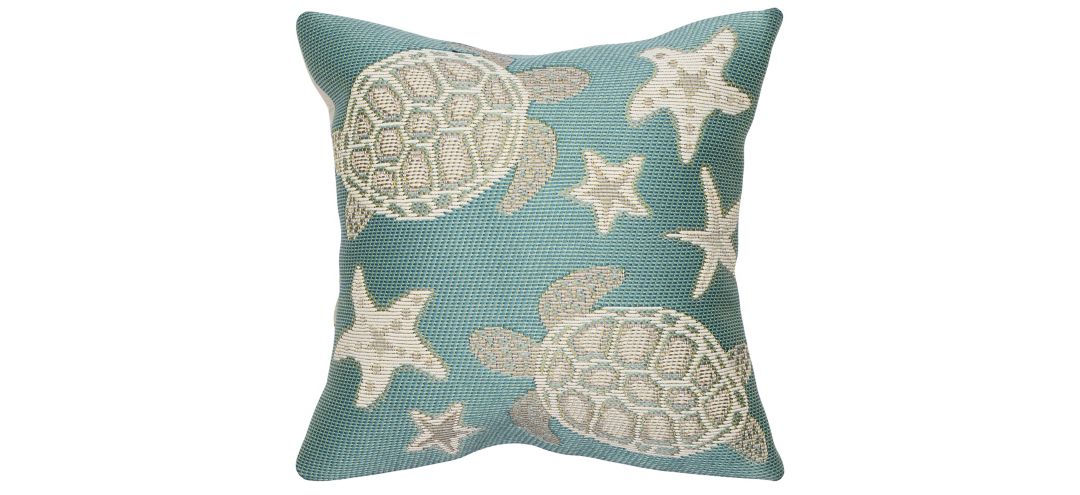 Marina Turtle And Stars Accent Pillow