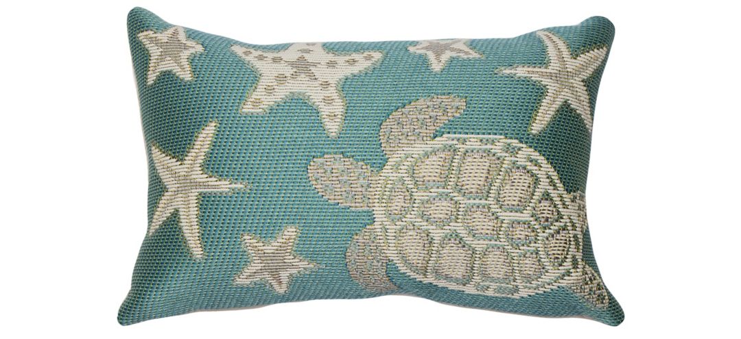 Marina Turtle And Stars Accent Pillow