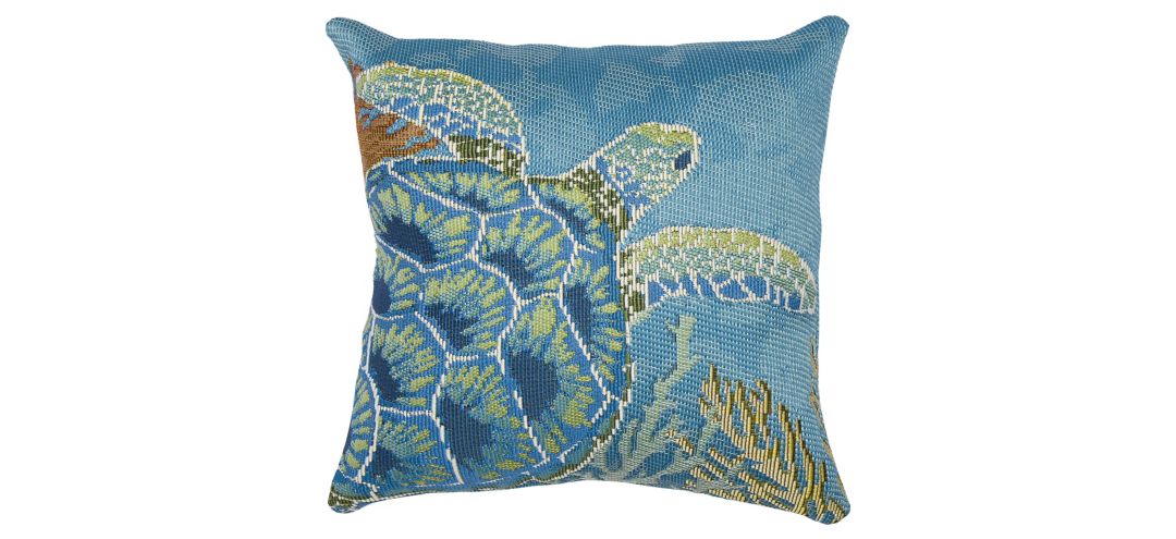 Marina Seaturtle Garden Accent Pillow