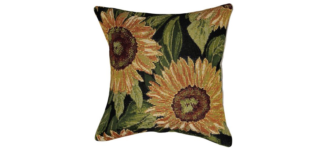 Marina Sunflower Accent Pillow