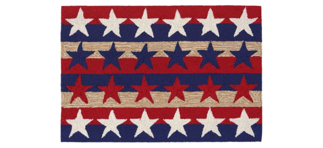 170104140 Frontporch Stars & Stripes Indoor/Outdoor Area Rug sku 170104140