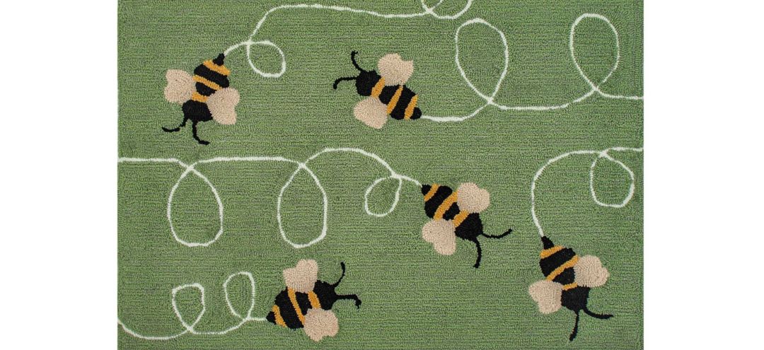 Liora Manne Buzzy Bees Front Porch Rug