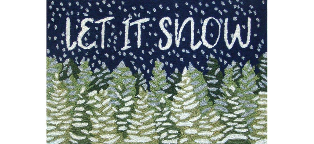 Liora Manne Let It Snow Front Porch Rug