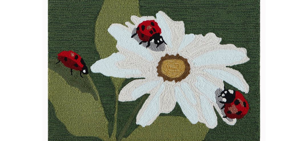 170281360 Liora Manne Ladybugs Front Porch Rug sku 170281360