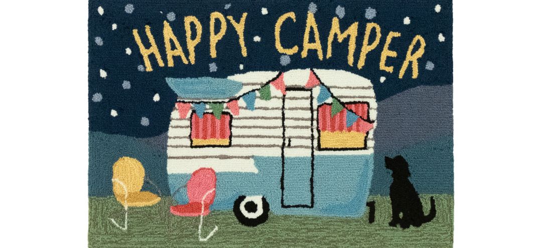 Liora Manne Happy Camper Front Porch Rug