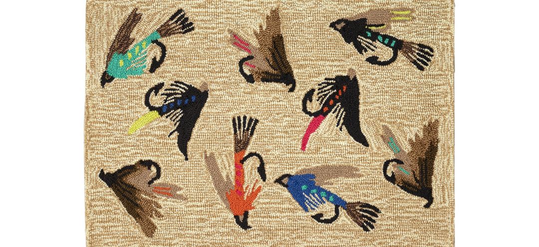 Liora Manne Bright Flies Front Porch Rug