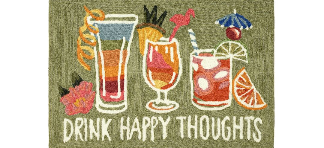 Liora Manne Happy Drinks Front Porch Rug