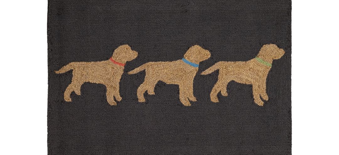 Liora Manne Yellow Labs Front Porch Rug