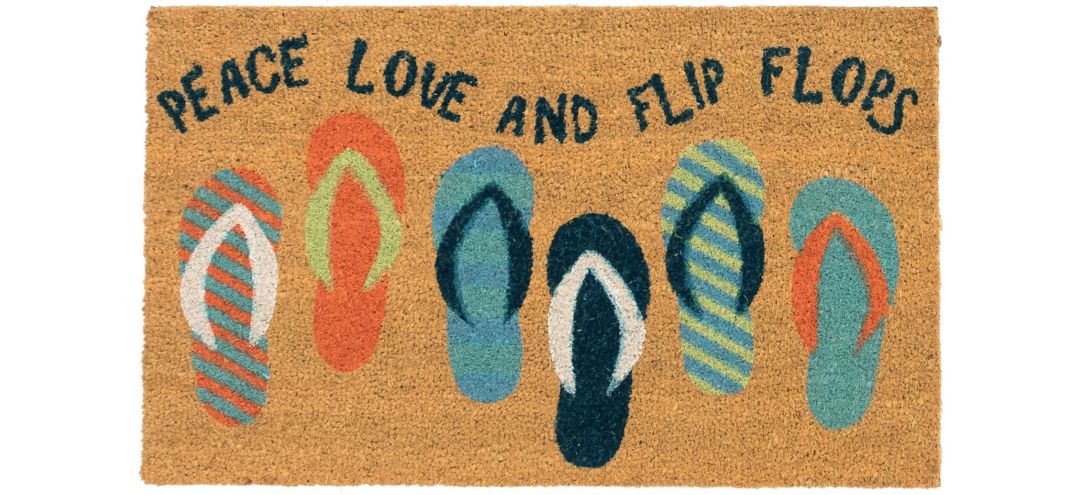 Liora Manne Natura Flip Flops Outdoor Mat