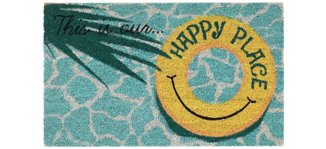 Liora Manne Natura This Is Our Happy Place Outdoor Mat