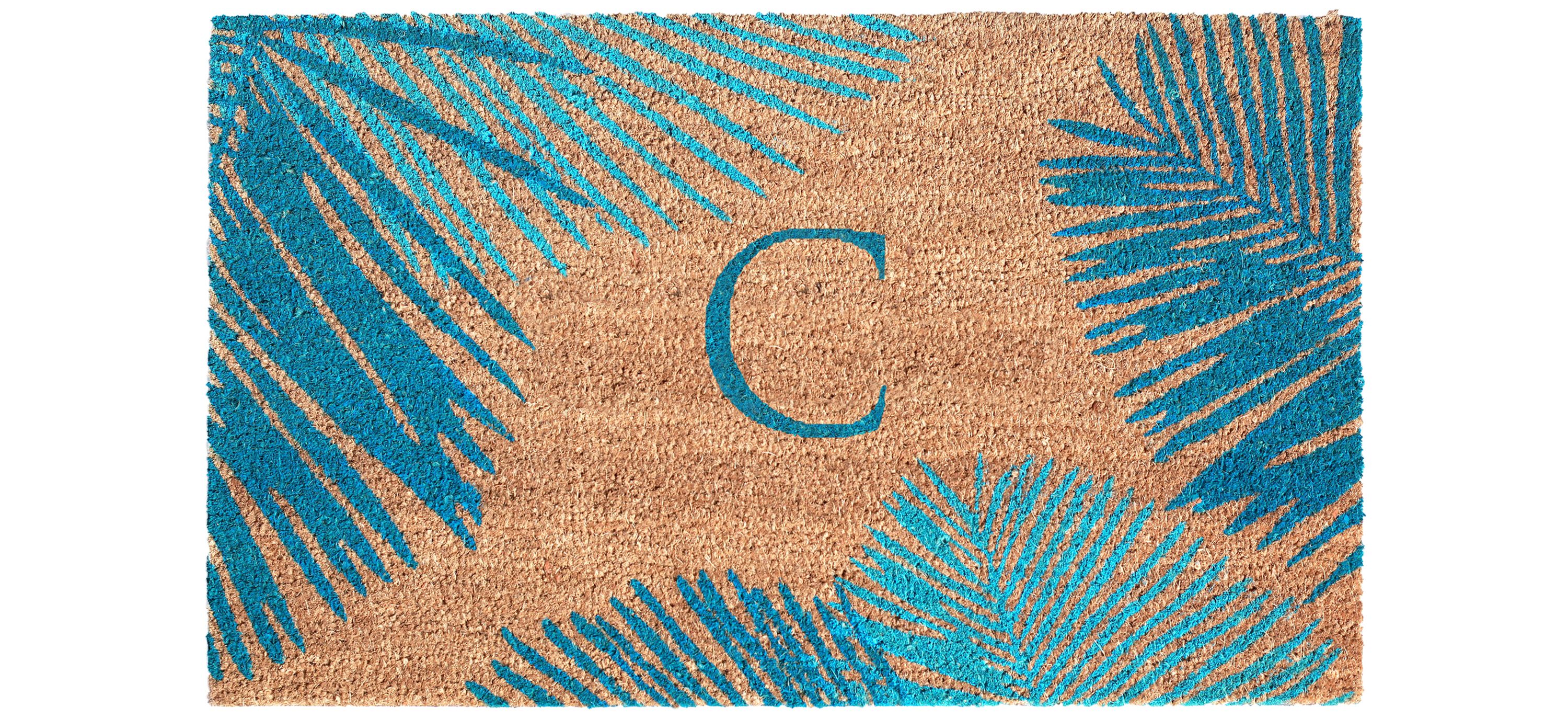 Liora Manne Dwell Palm Border Outdoor Mat C