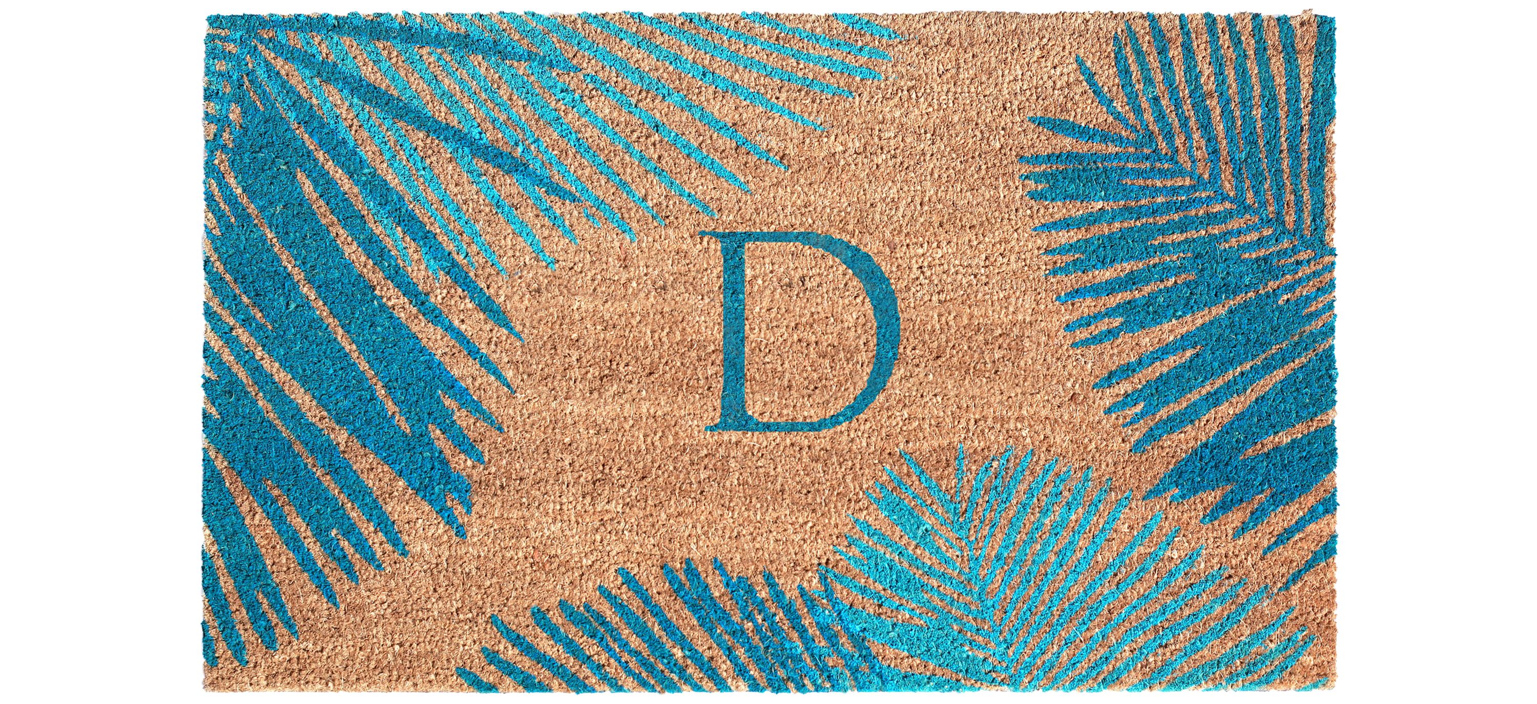 Liora Manne Dwell Palm Border Outdoor Mat D
