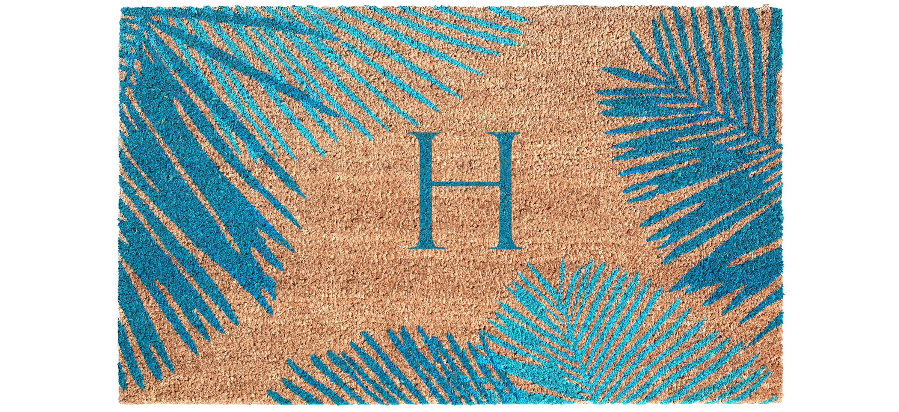 Liora Manne Dwell Palm Border Outdoor Mat H