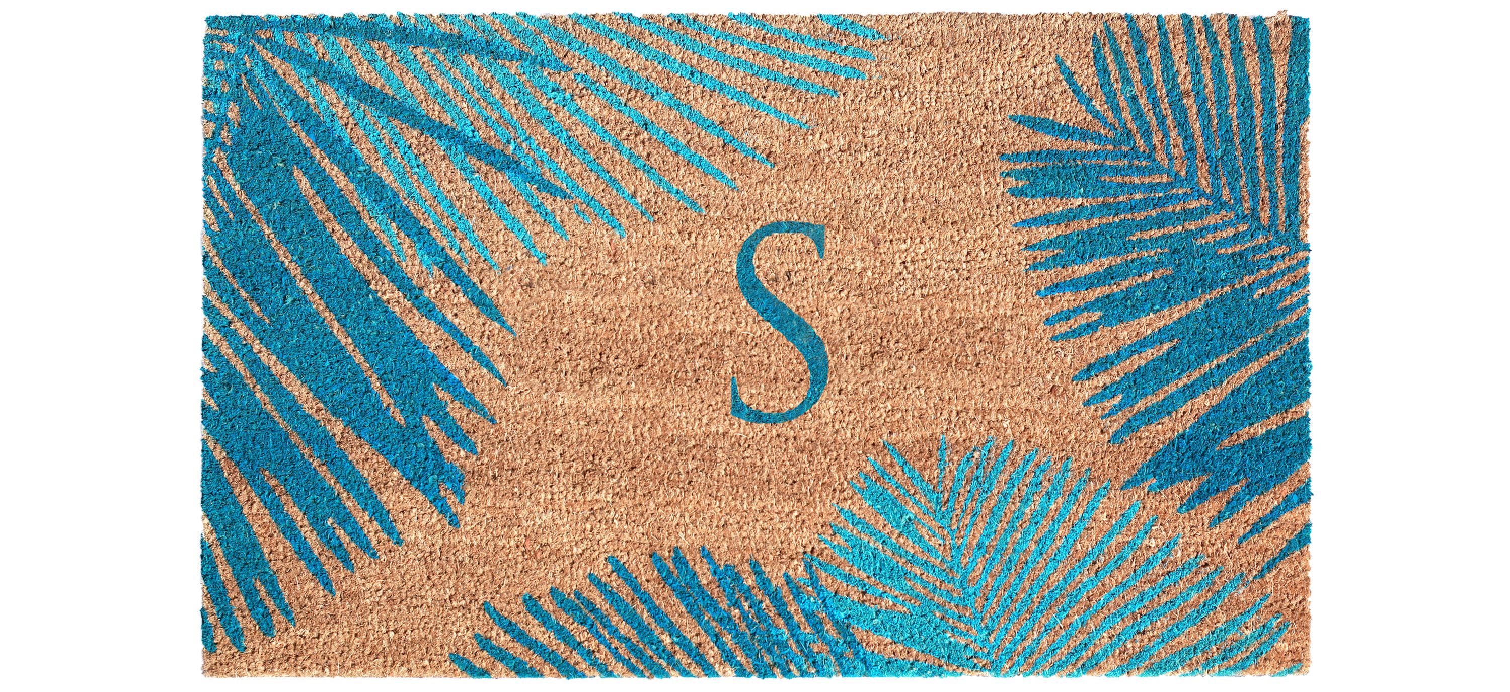 Liora Manne Dwell Palm Border Outdoor Mat S