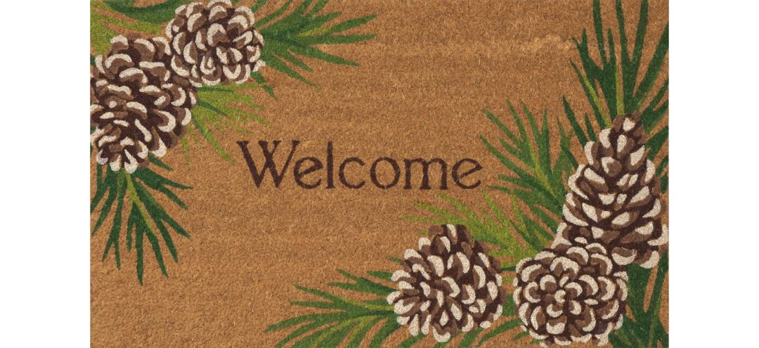 Natura Pinecone Border Mat