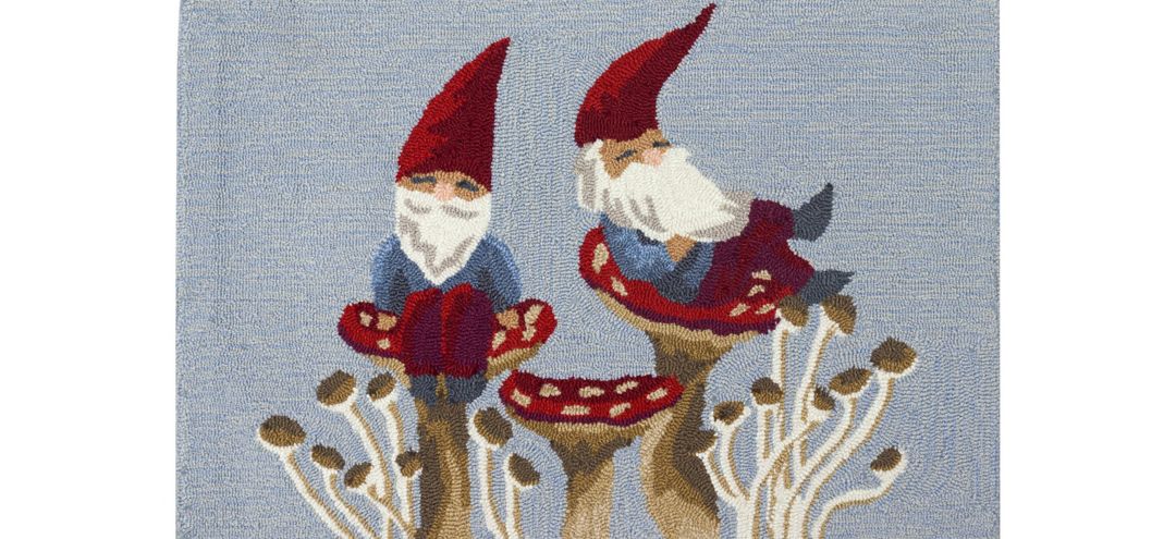 Frontporch Welcome Gnome Rug