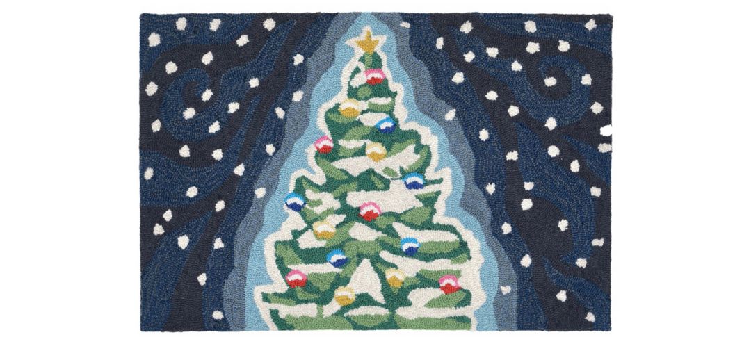 Frontporch Xmas Tree Indoor/Outdoor Area Rug