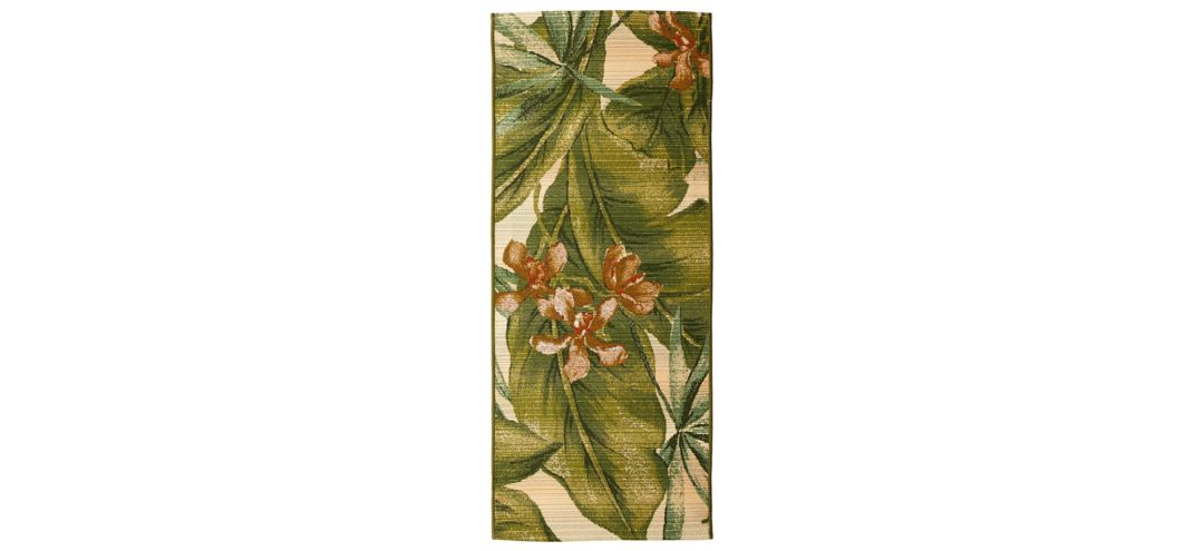 171164120 Liora Manne Marina Tropical Leaf Indoor/Outdoor Ar sku 171164120