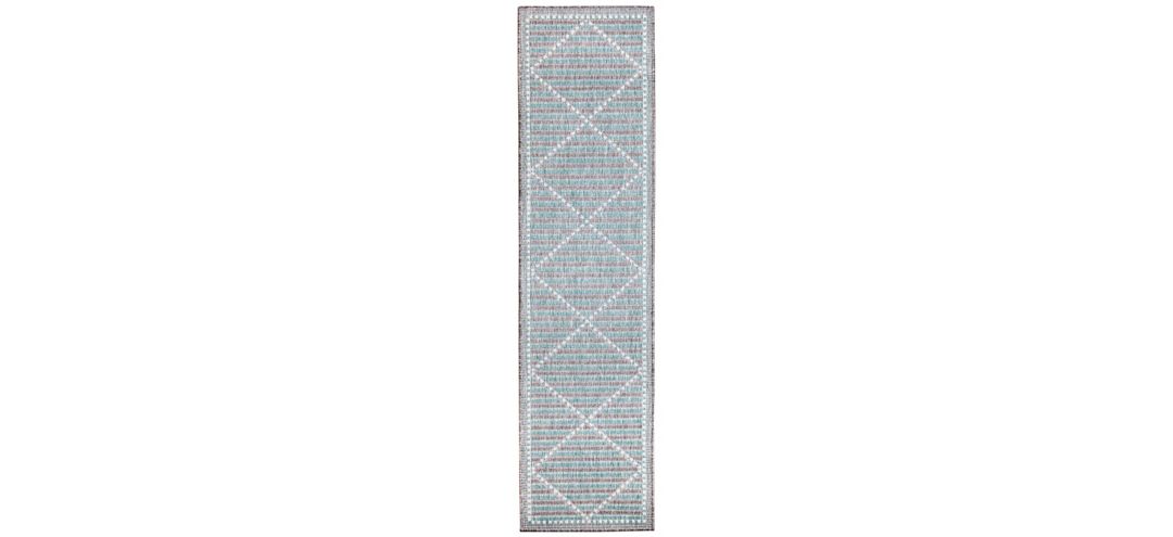 Liora Manne Malibu Checker Diamond Indoor/Outdoor Runner Rug