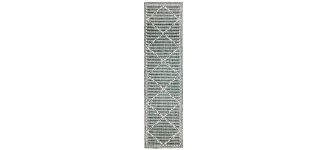 Liora Manne Malibu Checker Diamond Indoor/Outdoor Runner Rug