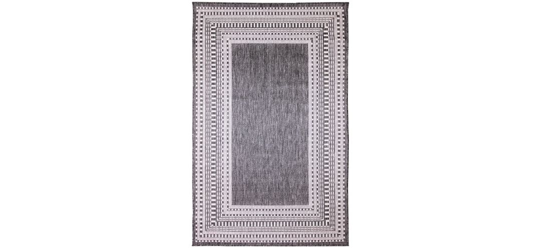 Liora Manne Malibu Etched Border Indoor/Outdoor Runner Rug