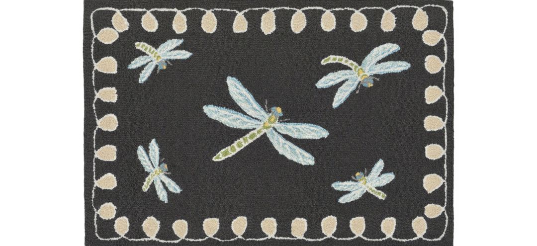 171281010 Liora Manne Dragonfly Front Porch Rug sku 171281010