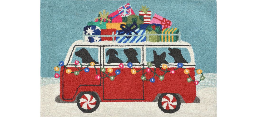 Liora Manne Happy Howlidays Front Porch Rug