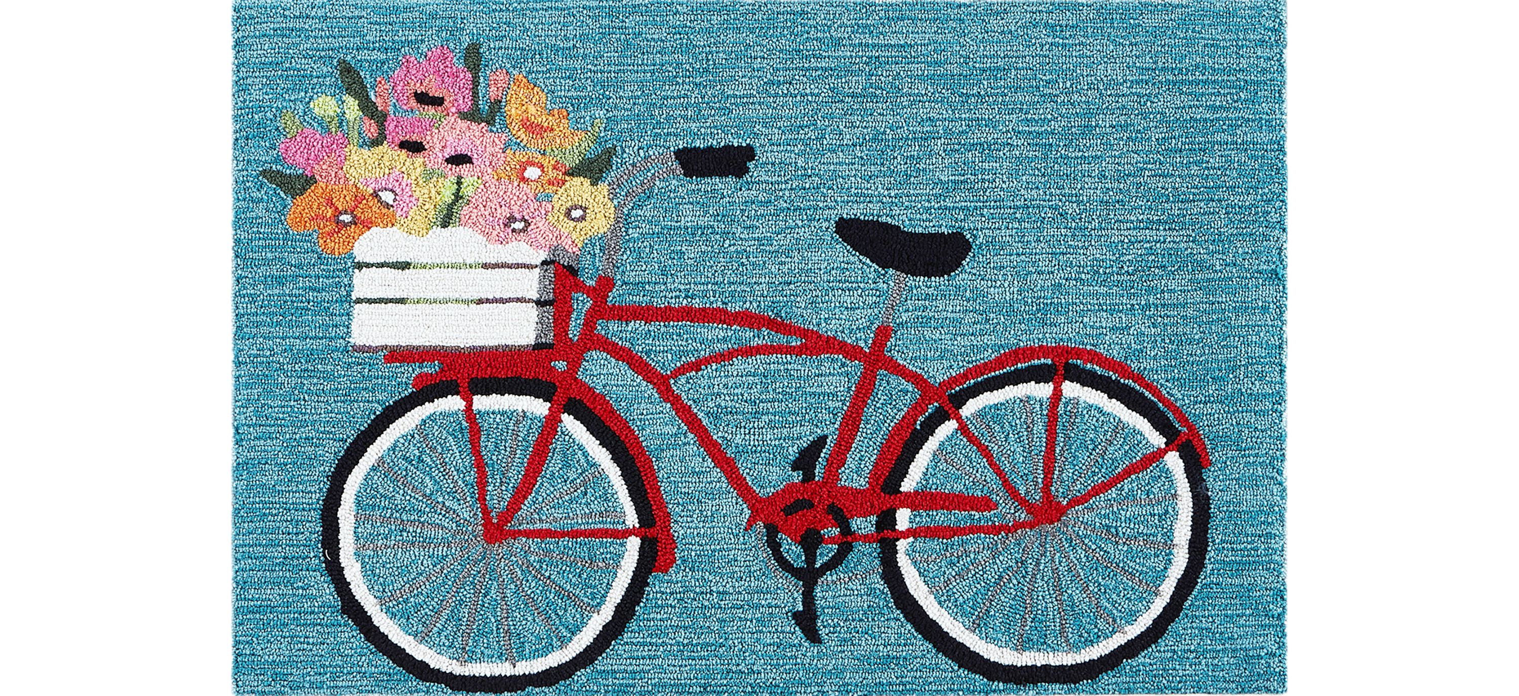 Liora Manne Bike Ride Front Porch Rug