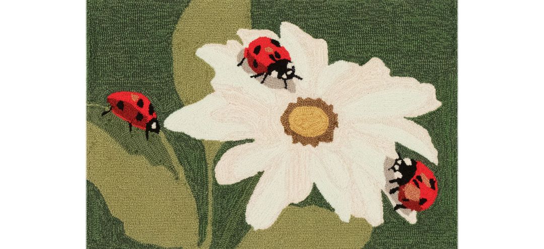 Liora Manne Ladybugs Front Porch Rug