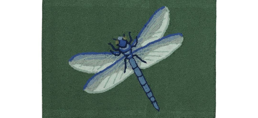 Liora Manne Garden Dragonfly Front Porch Rug