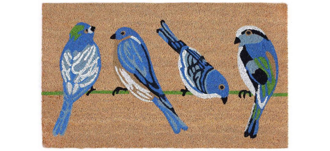 171581040 Liora Manne Natura Birds Outdoor Mat sku 171581040