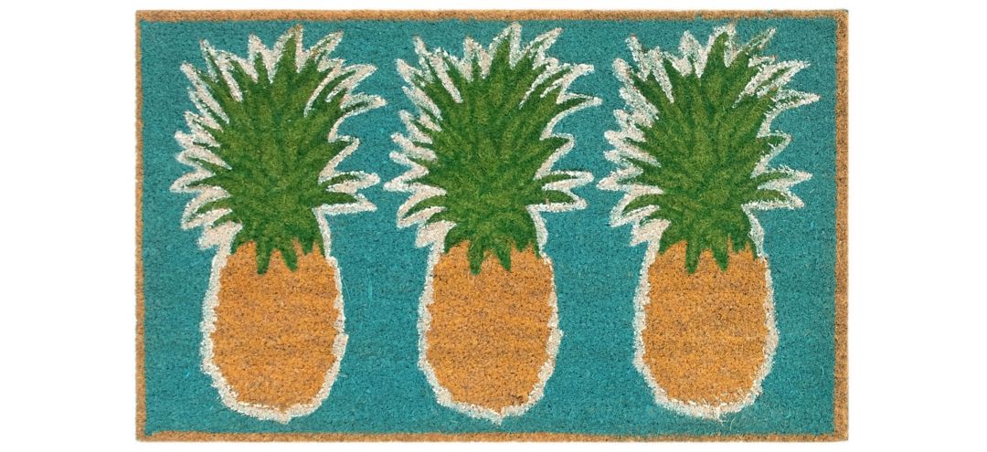 171581500 Liora Manne Natura Pineapples Outdoor Mat sku 171581500