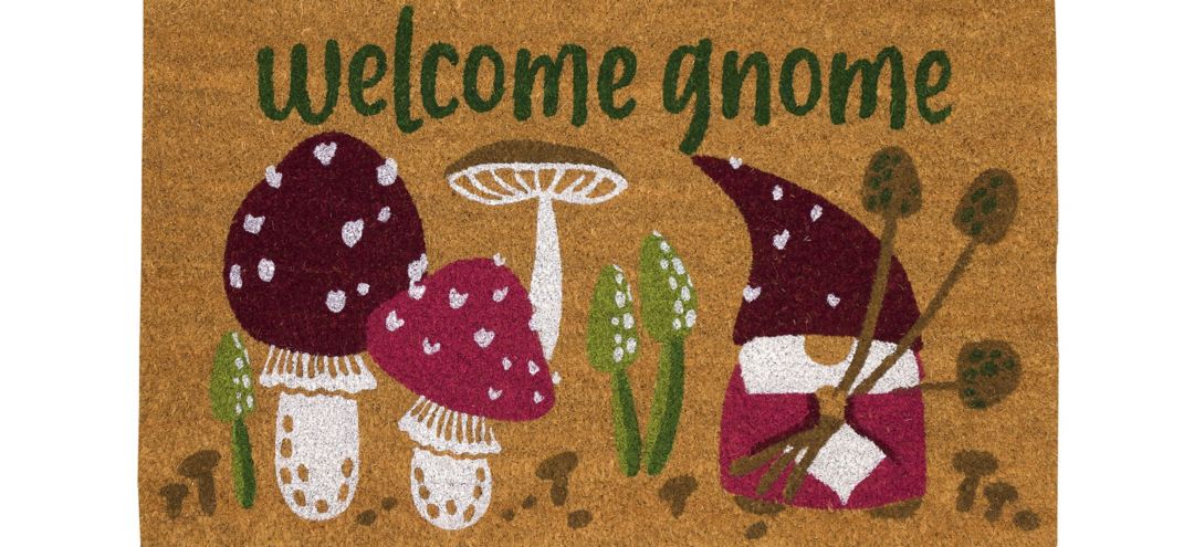 172025260 Natura Welcome Gnome Mat sku 172025260