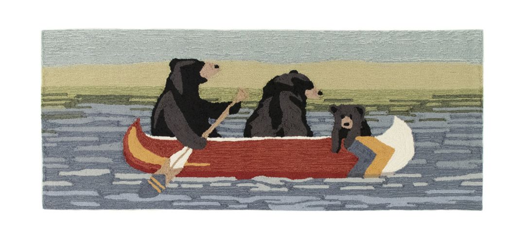 172281000 Liora Manne Are We Bear Yet? Front Porch Rug sku 172281000