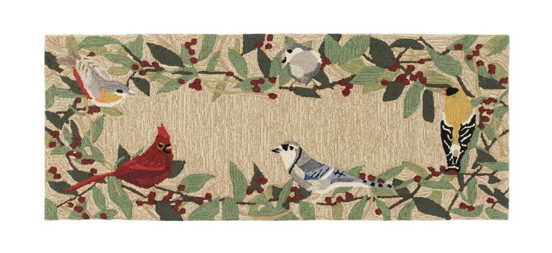 172281260 Liora Manne Bird Border Front Porch Rug sku 172281260