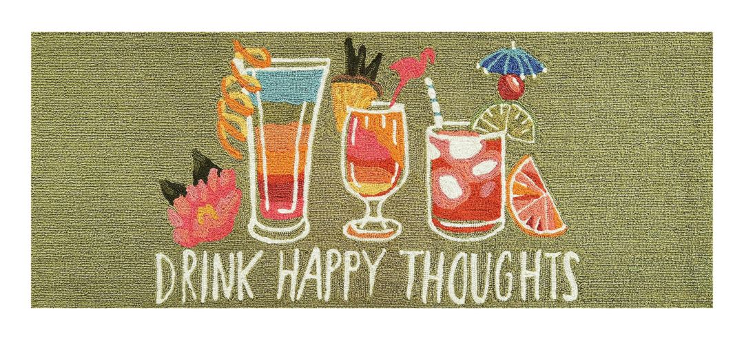 Liora Manne Happy Drinks Front Porch Rug