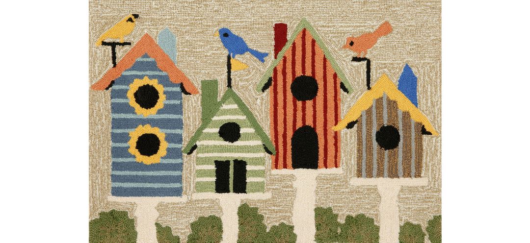 Frontporch Birdhouse Indoor/Outdoor Area Rug