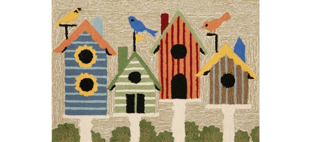 Frontporch Birdhouse Indoor/Outdoor Area Rug