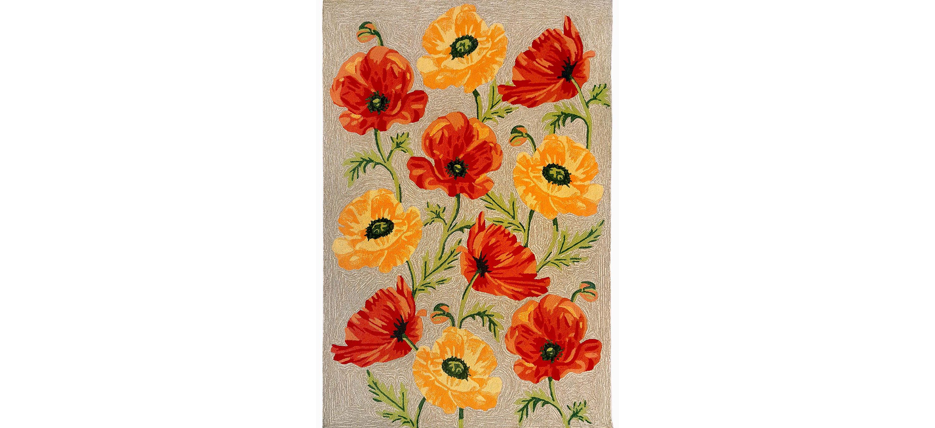 Liora Manne Ravella Icelandic Poppies Indoor/Outdoor Area Rug