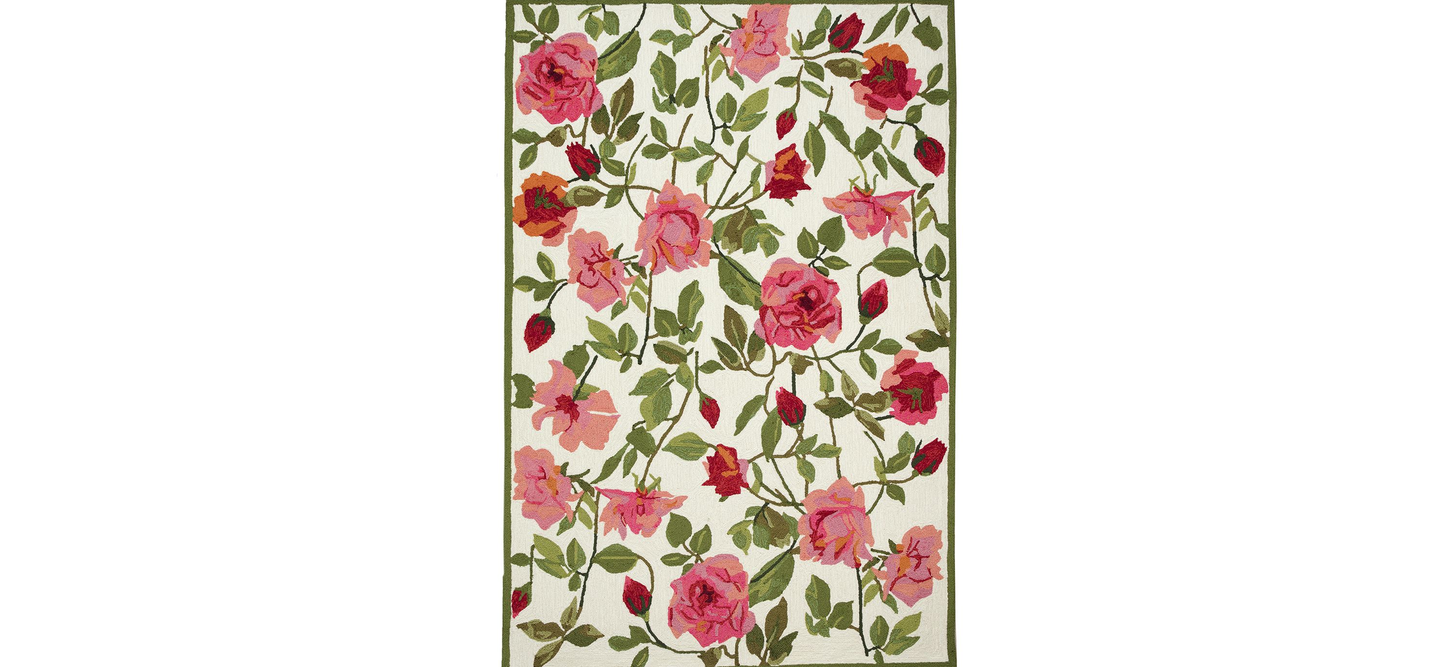 Liora Manne Ravella China Roses Indoor/Outdoor Area Rug