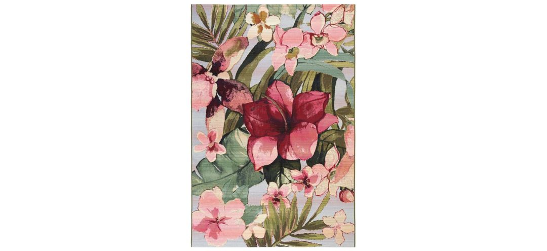 176163440 Liora Manne Marina Tropical Floral Indoor/Outdoor  sku 176163440