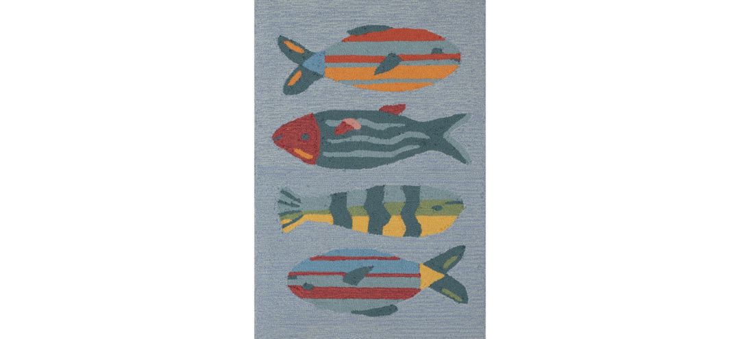 177034240 Frontporch Fishes Rug sku 177034240