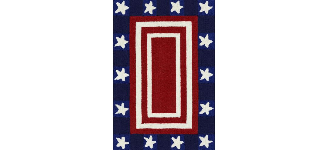 177044240 Frontporch Patriotic Pendant Rug sku 177044240