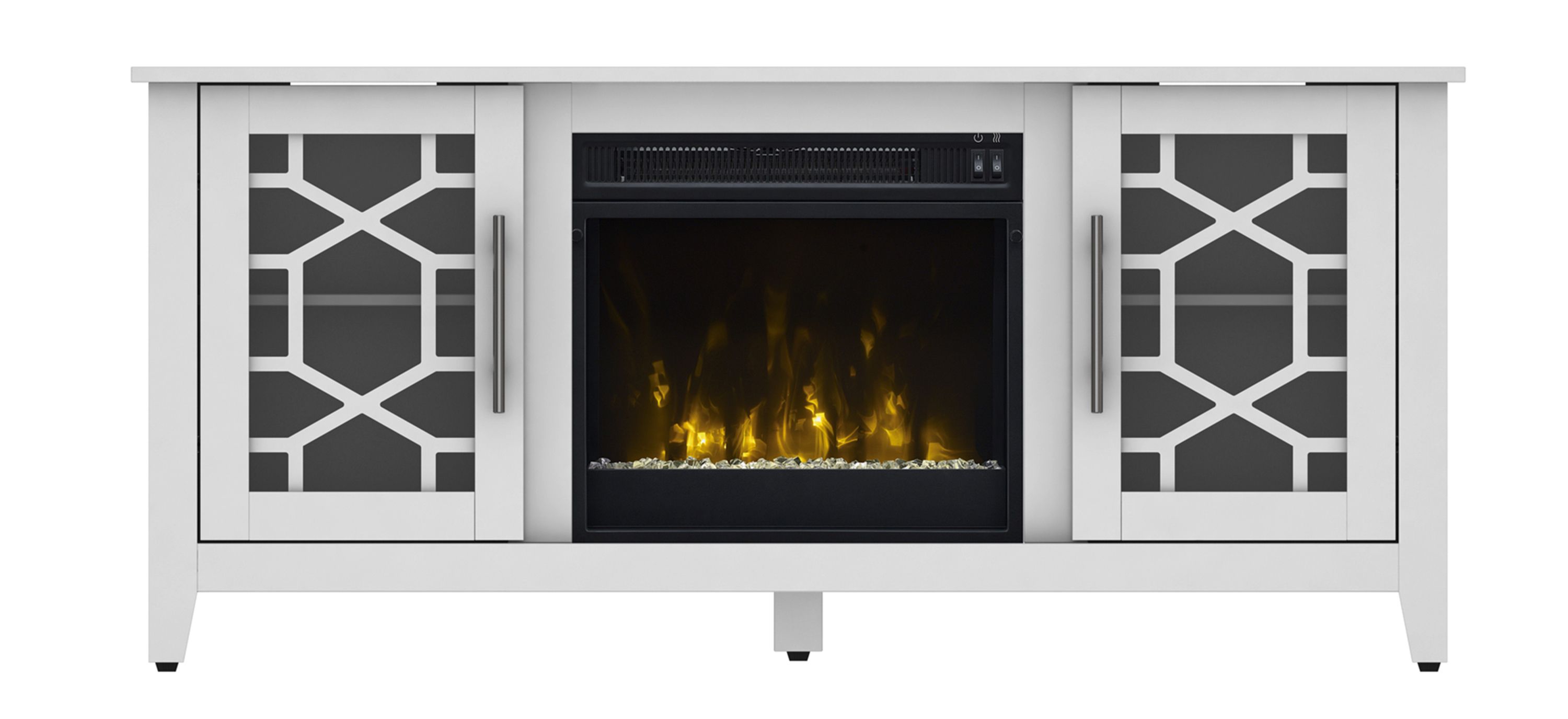 Winder TV Stand with Electric Fireplace